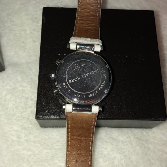 Michael Kors white band watch